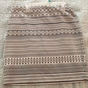 Xhilaration size M tribal pencil skirt